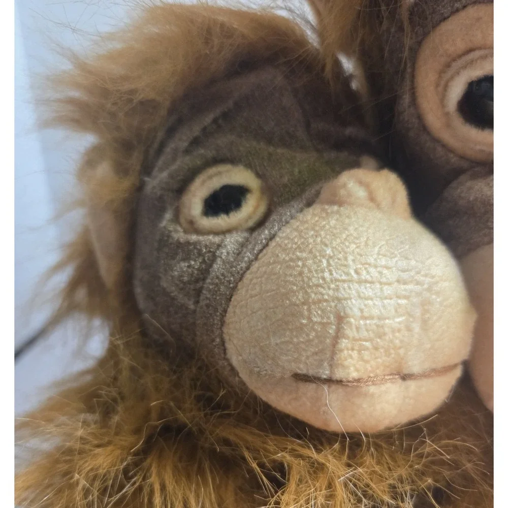 Vtg 2000 Toys R Us Stuffed Animal Planet Monkey Orangutan Swinger & Baby w/Tags